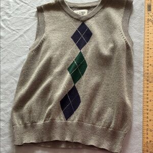 Place Kids Gray Sweater Vest with Argyle Pattern
